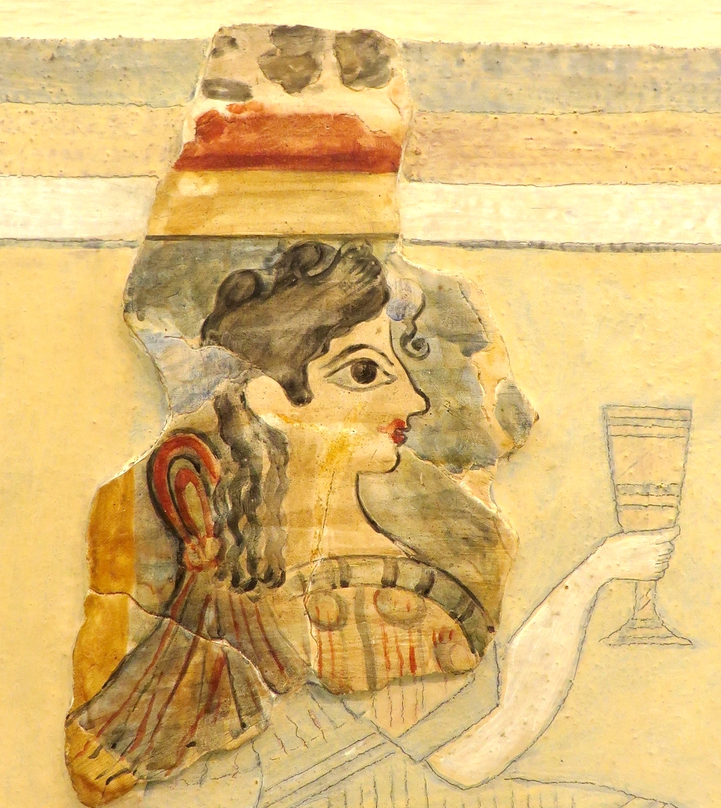 Minoan culture; wall painting; Lady