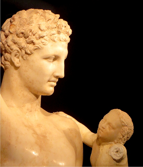 Olympia Museum; Praxiteles Hermes statue