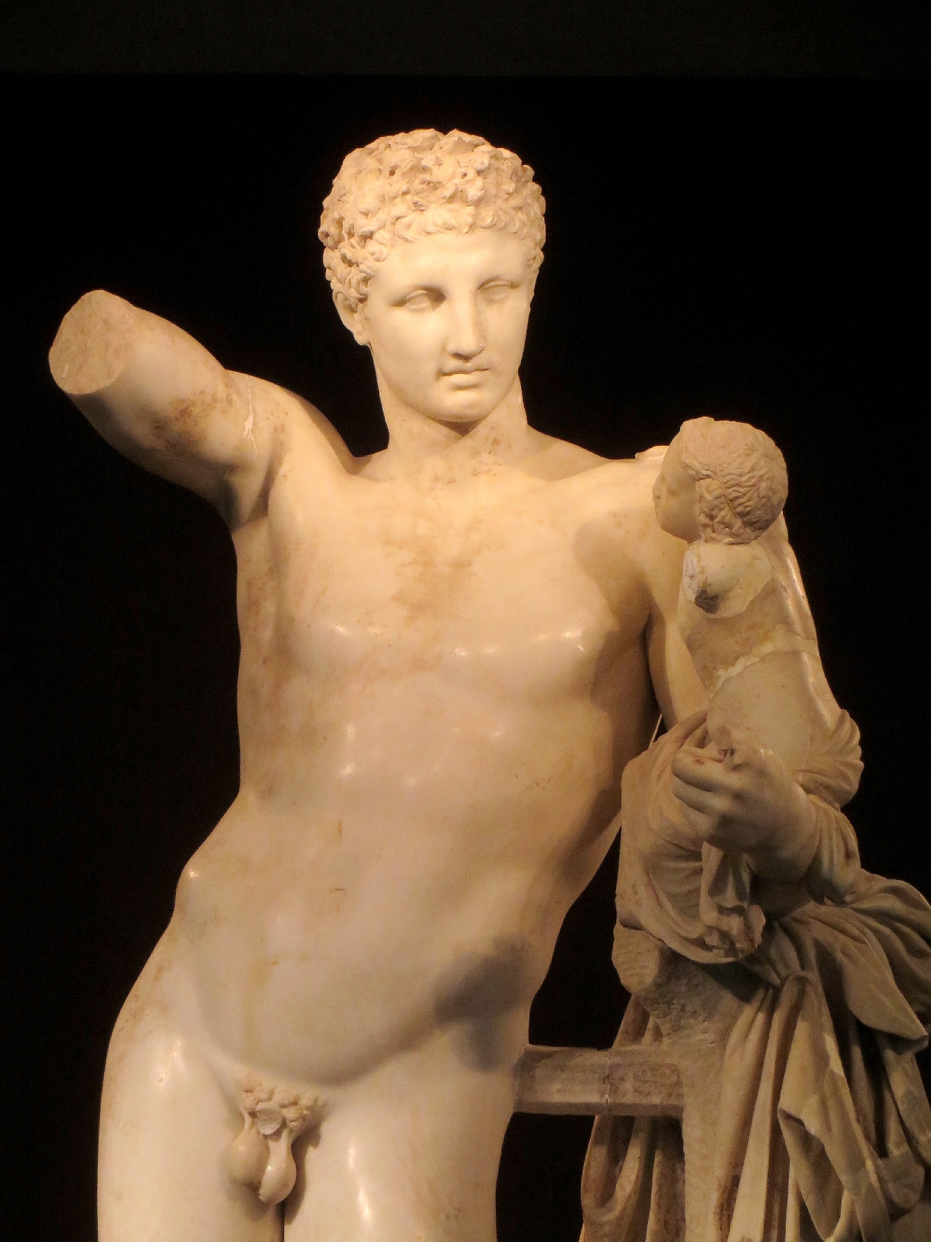 Olympia Museum; Praxiteles Hermes statue