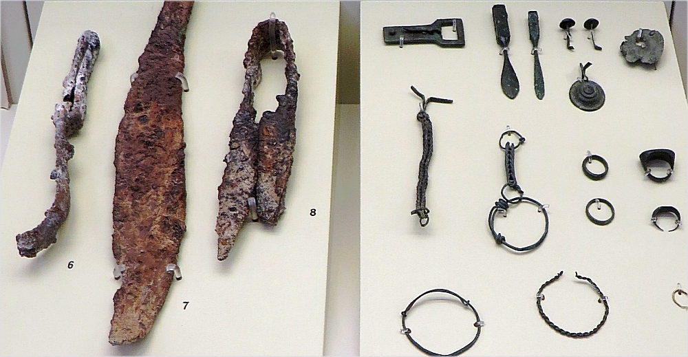 Olympia Museum; iron tools