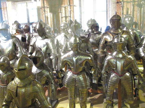 Armor suits; Paris