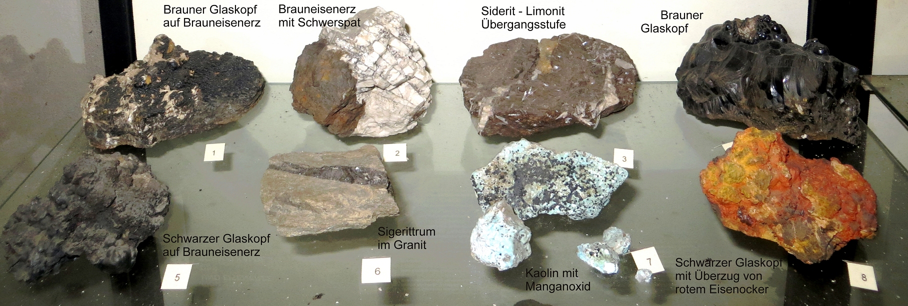 Iron ores, flux and gangue as used in smelter