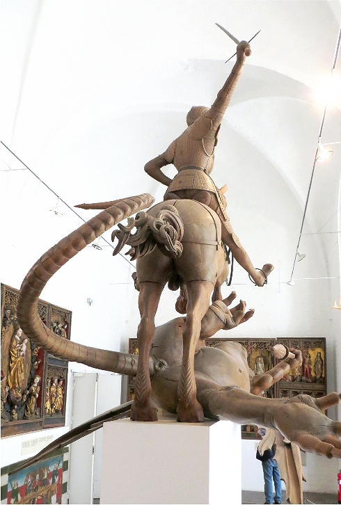 Saint George slaying dragon; Copenhagen