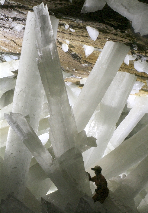 Selenite or gypsum crystals