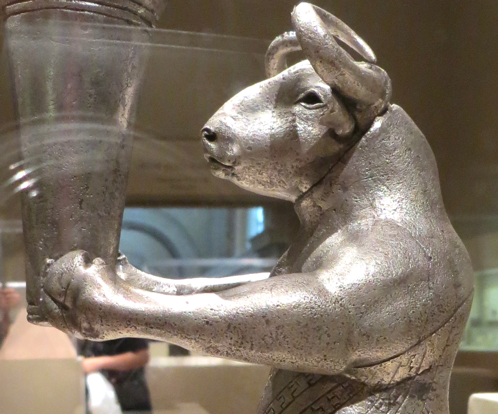 Silver bull Proto-Elamite; Susa, Iran; Around 3100 BC-2850  BC