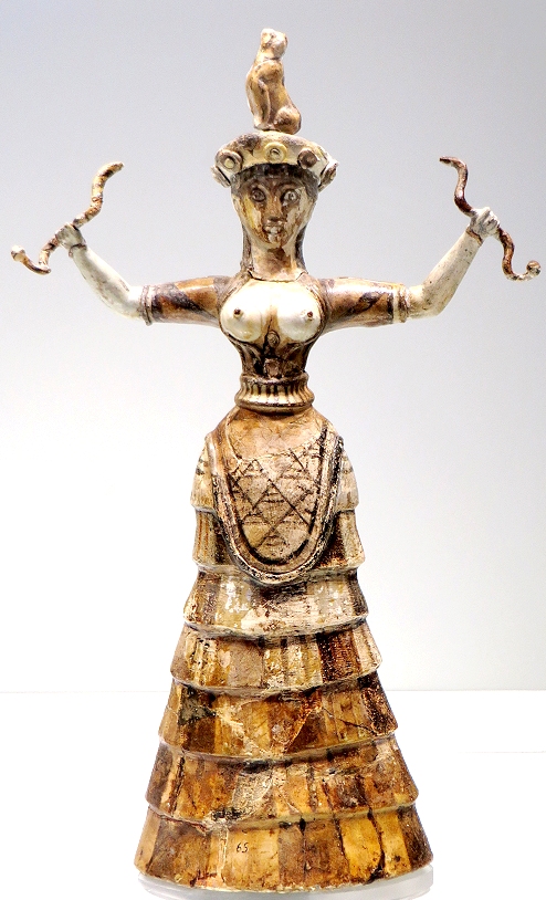 Snake godess; Minoan culture