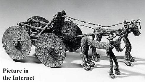 Wagon drawn by bulls; Metropolitan