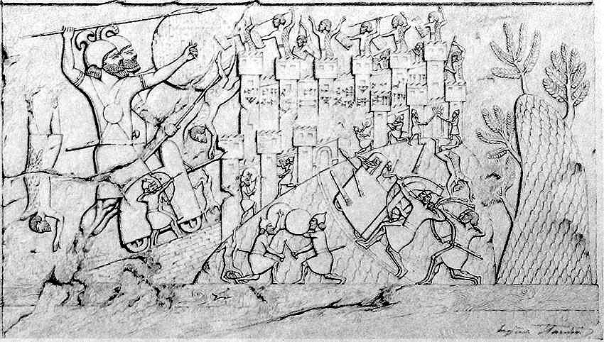 Assyrian sword fight