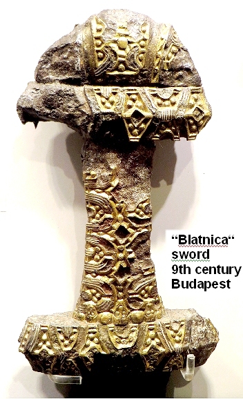 Blatnica sword; Budapest