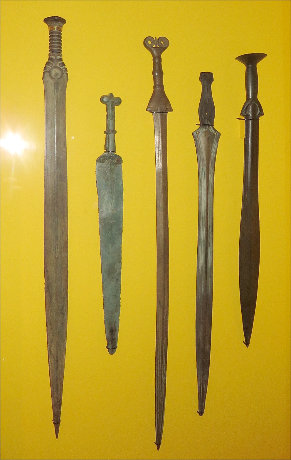 Bronze swords; Stockholm