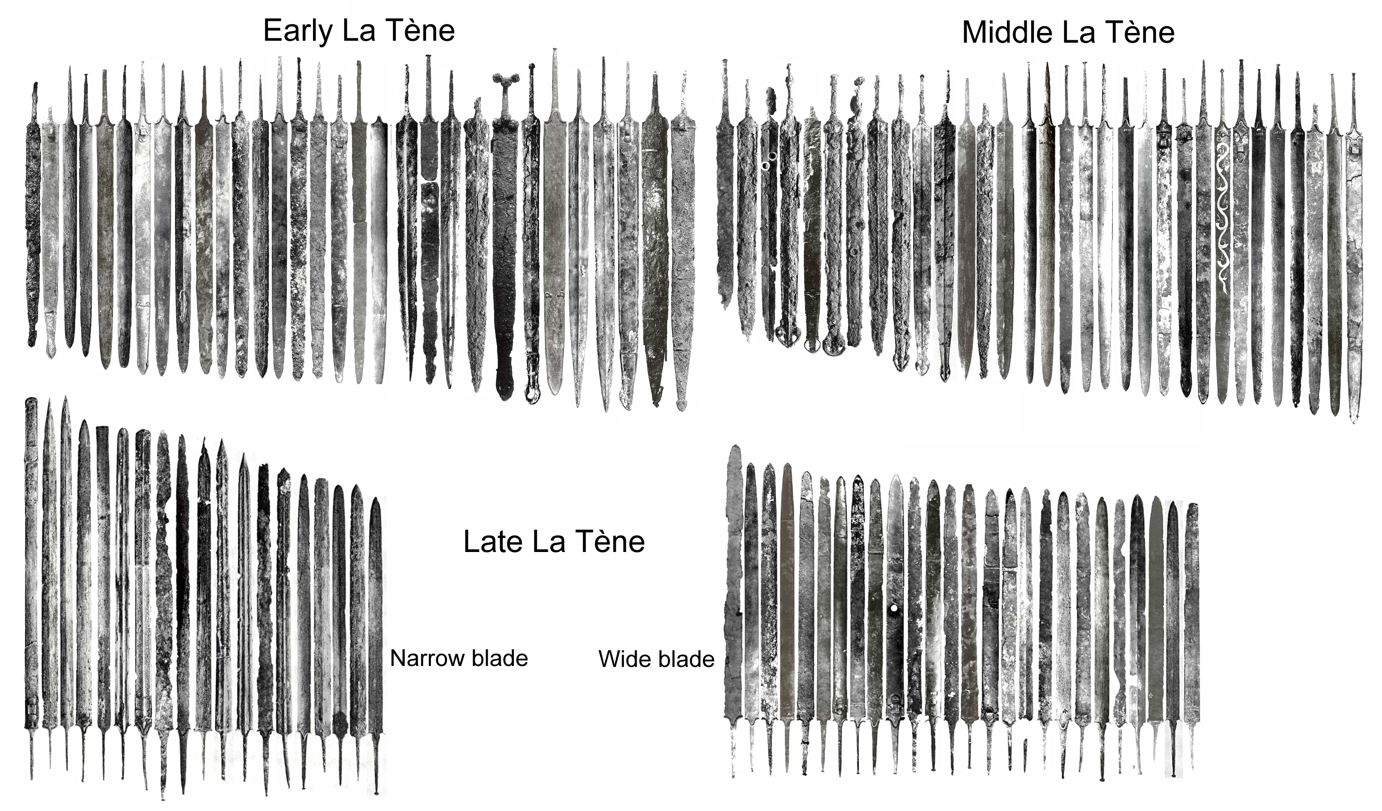 Celtic swords from the La Tne period