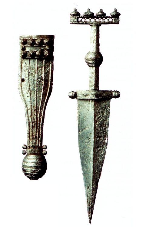 Celtic dagger from Estavayer-le-Lac; Switzerland