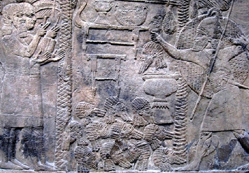 Headcount; literally. Assyrian / Elamite