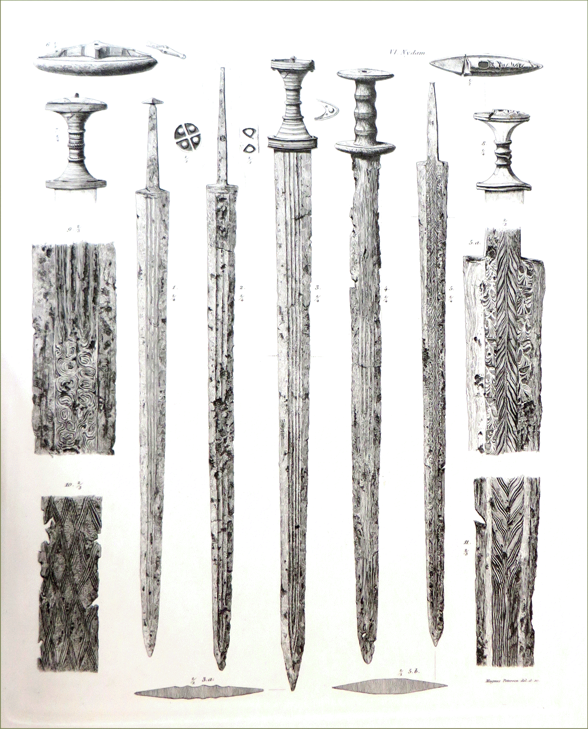 Engelhardt plate Nydam swords