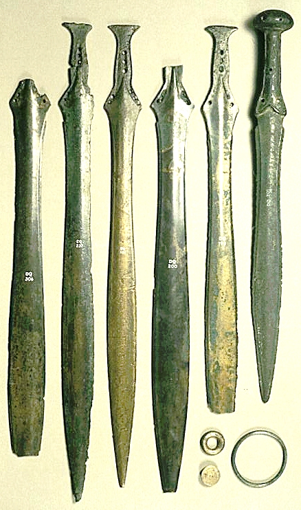 Bronze swords (Gndelheim type) from Edinburgh