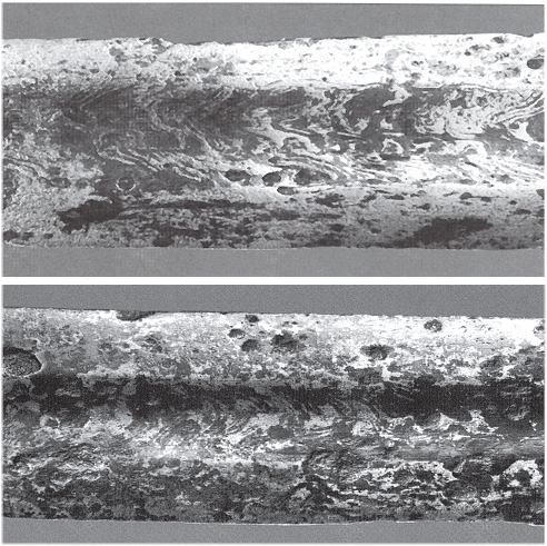 Viking sword structure analysis; metallography