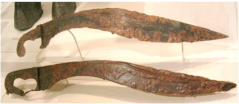 Greek kopis; iron, 4th - 5th century BC