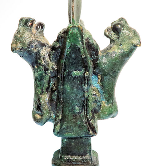 Luristan mask sword bronze