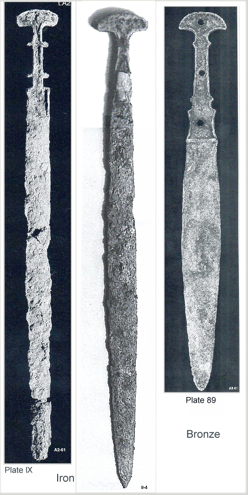 Luristan iron swords