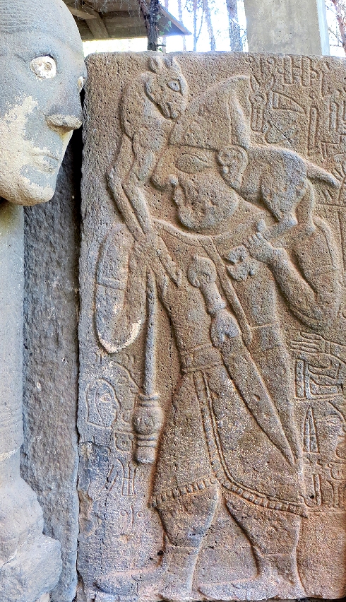 Hittite relief; sword