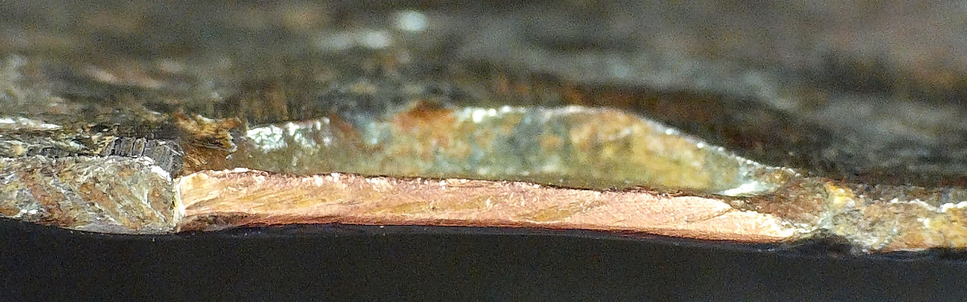 Luristan sword edge repair