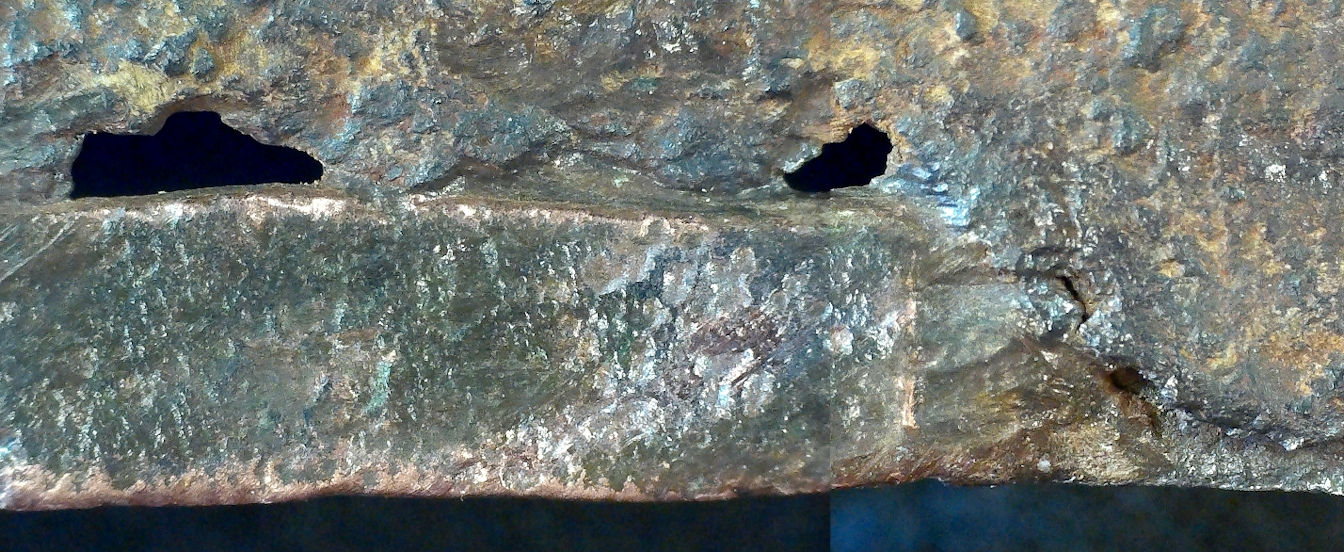 Edge repair Luristan sword