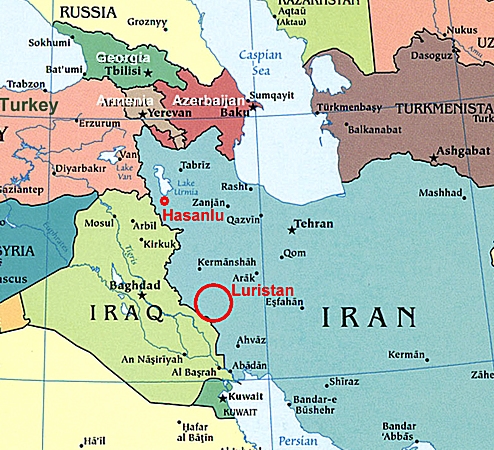 Map Iran and Neighbours