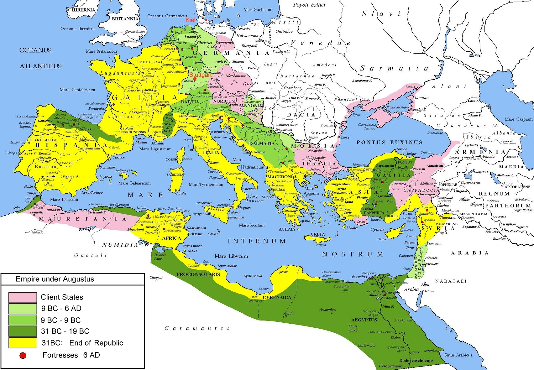 Pax Romana map