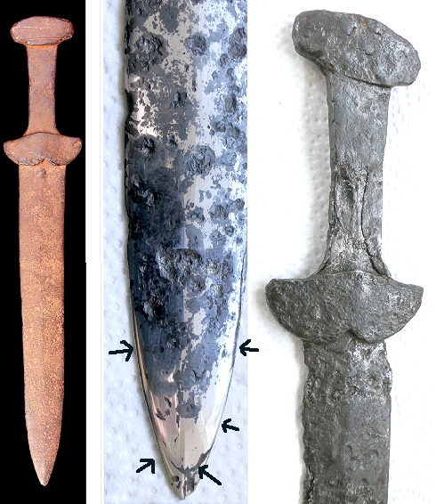 Scythian akinaka; metallography