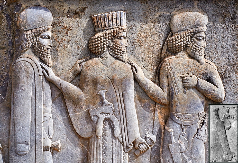 Persepolis frieze; akinaka