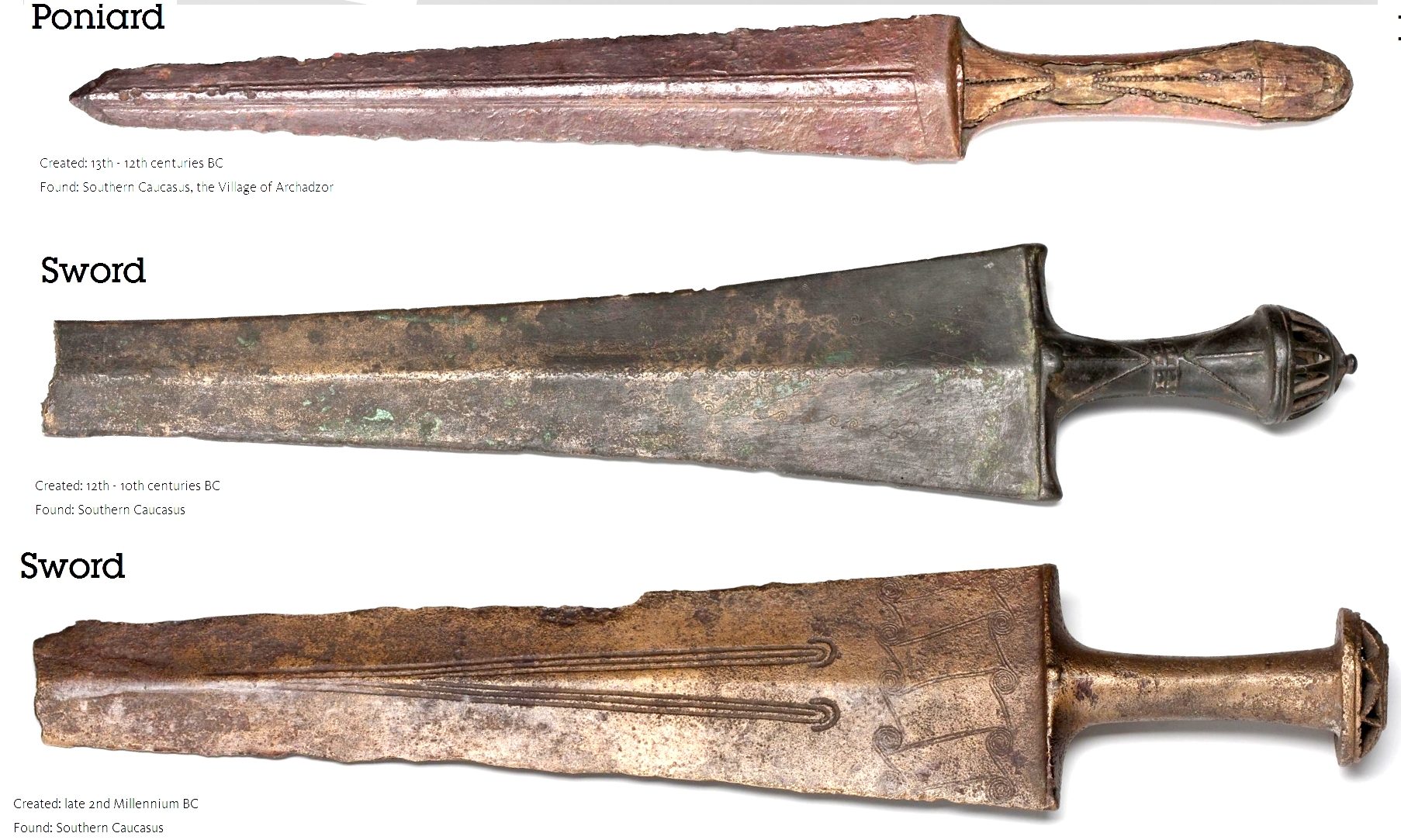 Urartu weapons; Hermitage