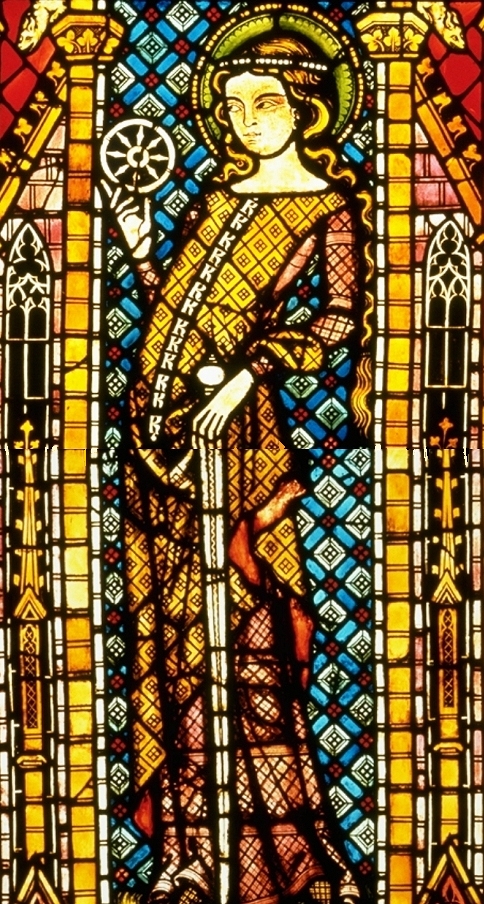 Serpent in the sword of St. Catherine