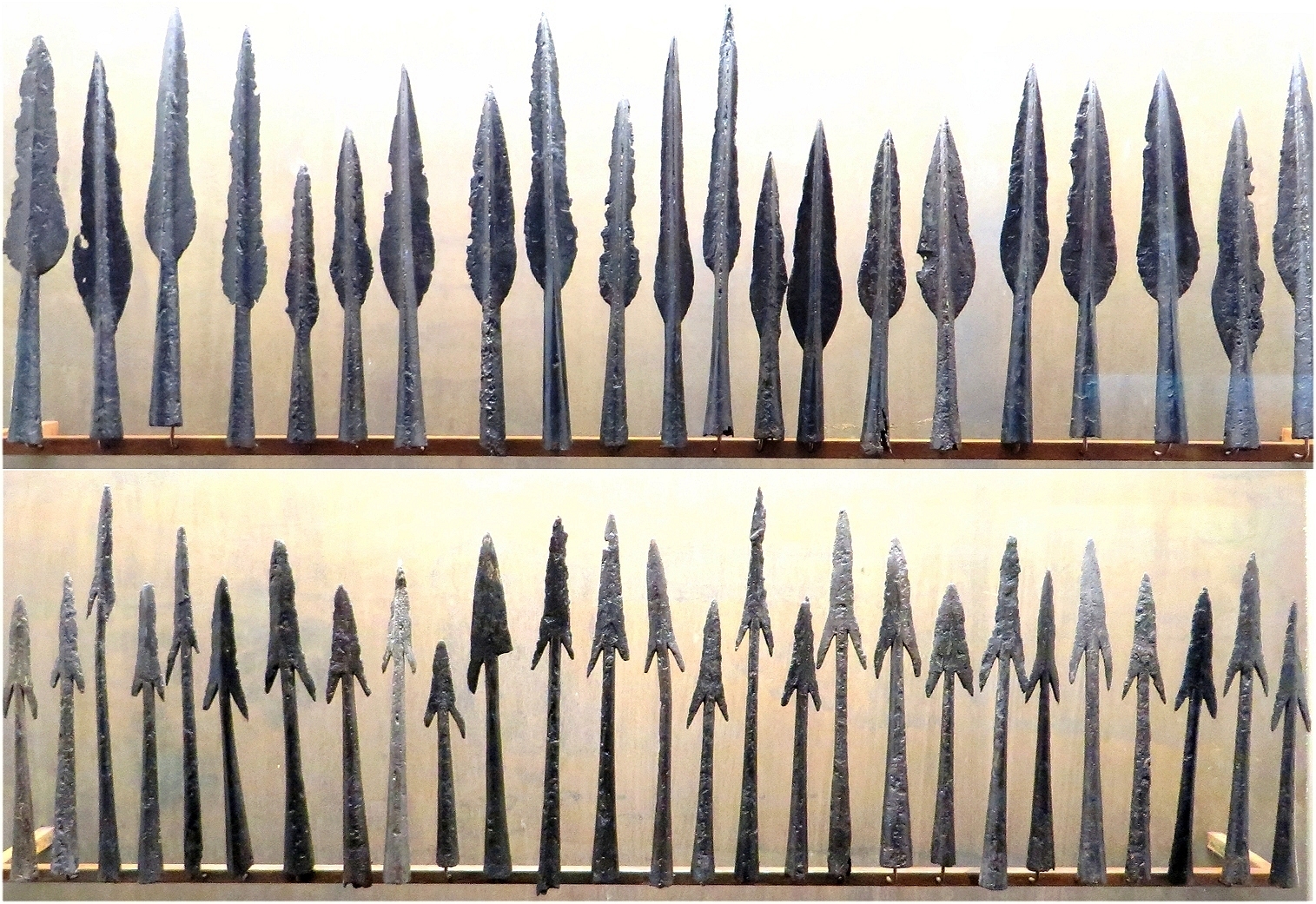 Spear and lance points from Nydam