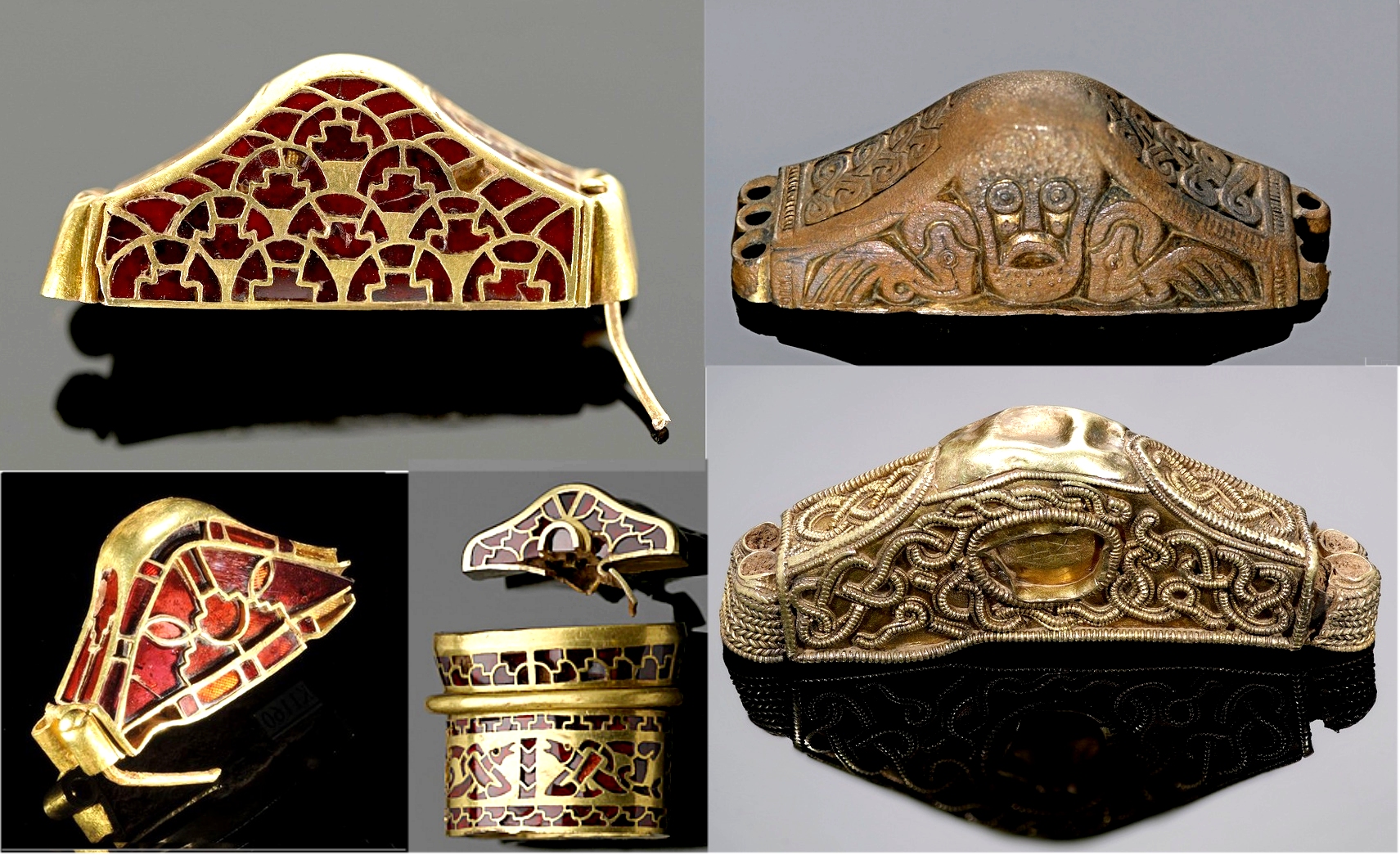 Staffordshire hoard; sword pommels