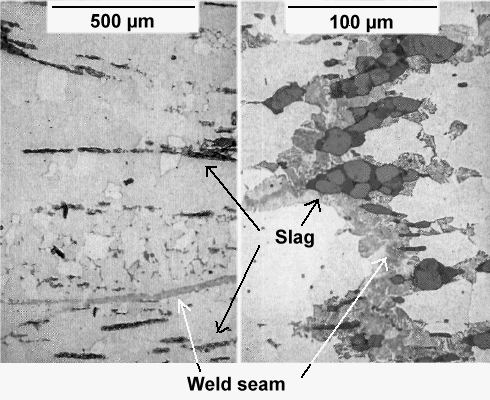 Microstructure early medival sax