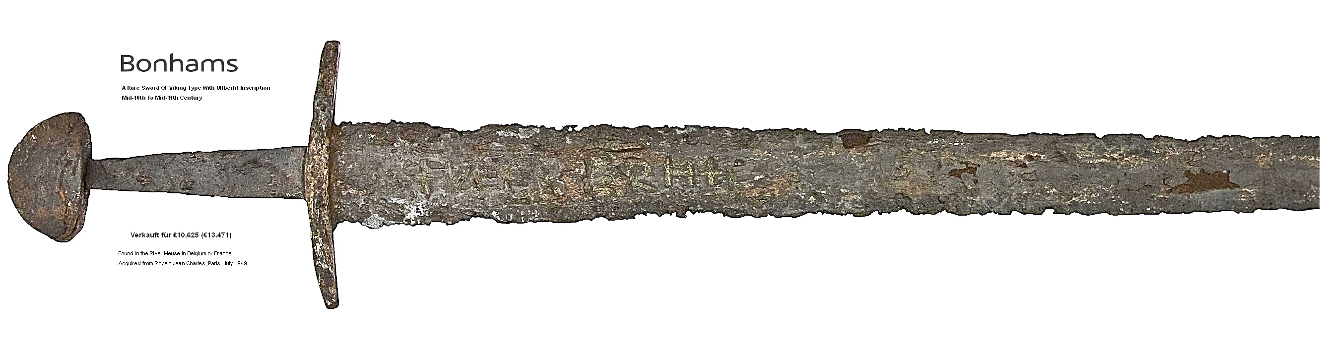 Ulfberht sword sold by Bonhams in 2012