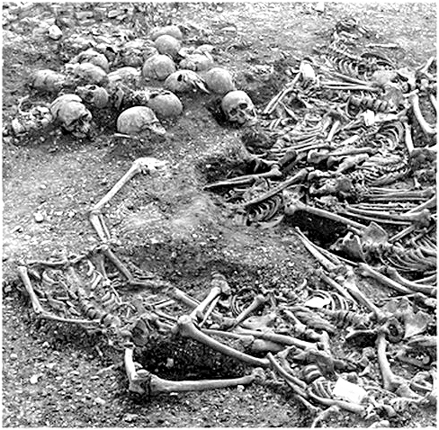 Viking grave; Weymouth; mass execution