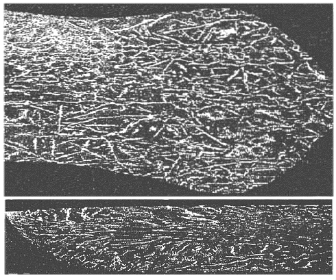 Wootz patterns; needles