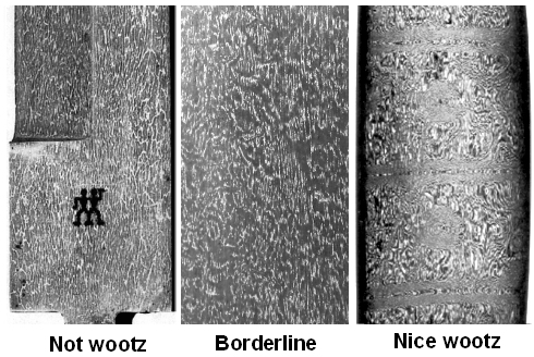 What is a wootz pattern?