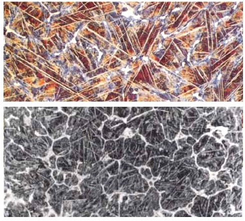 Wootze structure with cementite needles