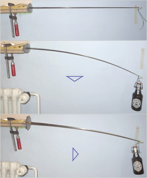 Sword bending experiment