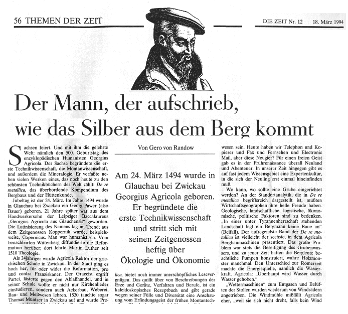 Agricola in der Zeit