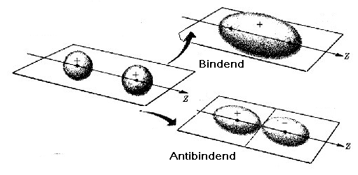 Kovalente Bindung 
im Orbitalbild