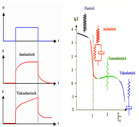 Zeitabhngigkeit 
der Polymerverformung