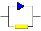 Two diodes and shunt