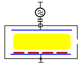 Anodically coupled RIE reactor