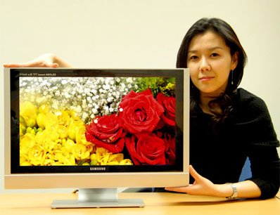 OLED flat panel display from Samsung